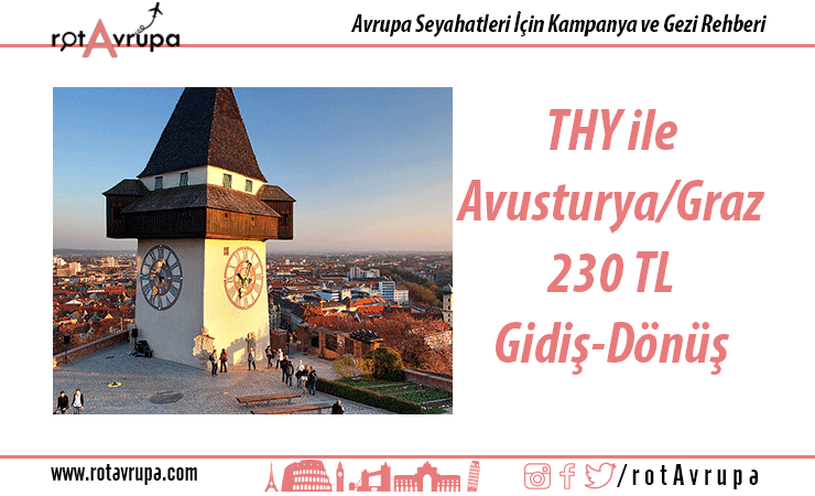THY ile Graz'a Ucuz Bilet **BİTTİ**