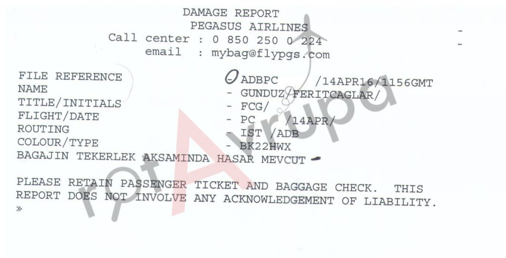 Hasarlı Bagaj Durumunda Yolcu Hakları