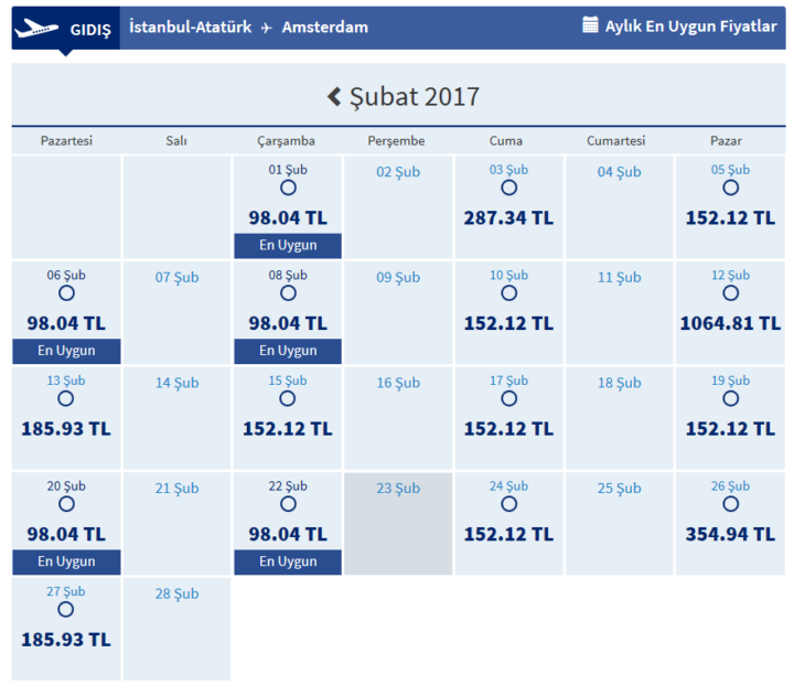 Amsterdam Ucuz Uçak Bileti