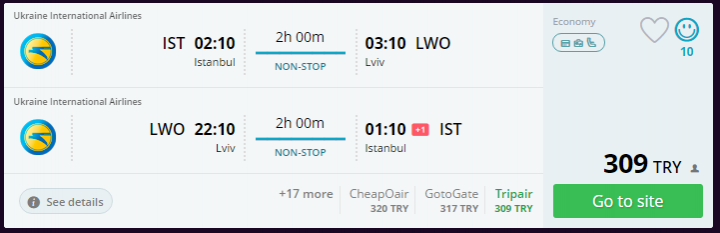 Lviv uçak bileti kampanyası