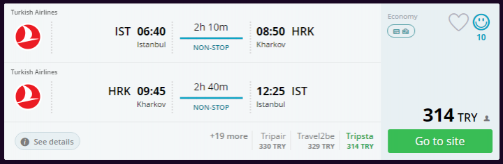 Kharkiv Ucuz Uçak Bileti