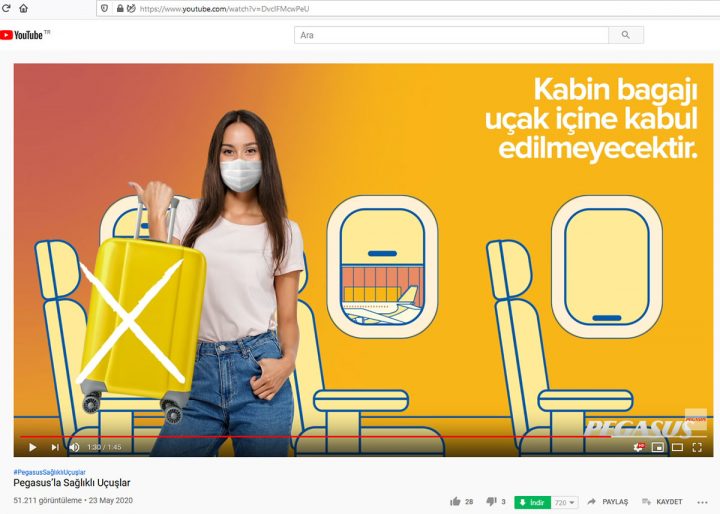 Pegasus Kabin Bagajı Yasağı