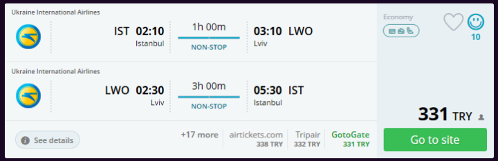 Lviv yılbaşı uçak bileti