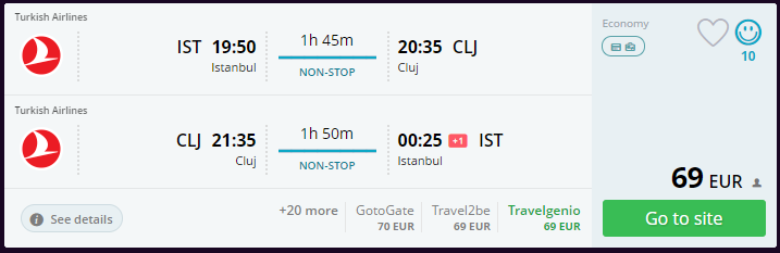 Romanya'ya ucuz uçak bileti